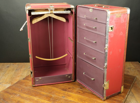 Grande Malle Armoire De Marque Hartmann R2631 Etsy