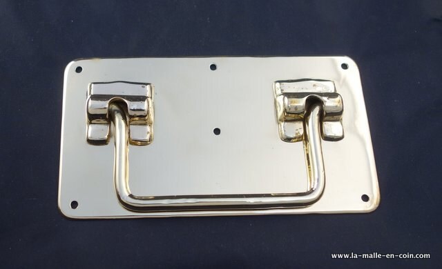 Poignée Laiton Massif Pour Malle de Luxe