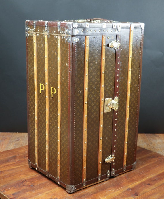 Louis Vuitton Wardrobe Monogram Trunk With Secrets Etsy