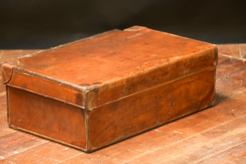 Goyard leather suitcase image 4