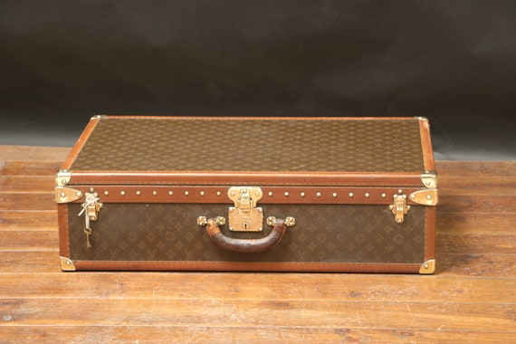 Louis Vuitton Monogram Canvas Alzer 80 Luggage Trunk