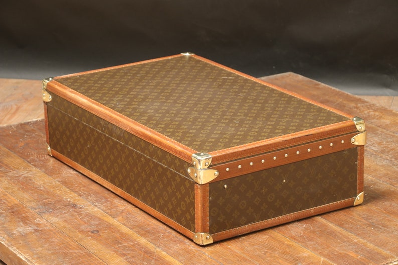 Louis Vuitton suitcase Alzer 80 monogrammed with its key image 3