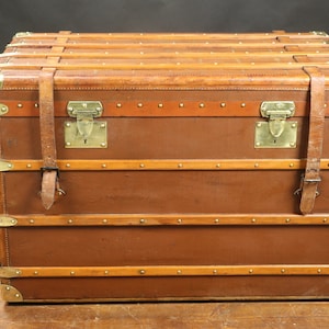 Large Moynat steamer trunk of July 11, 1907