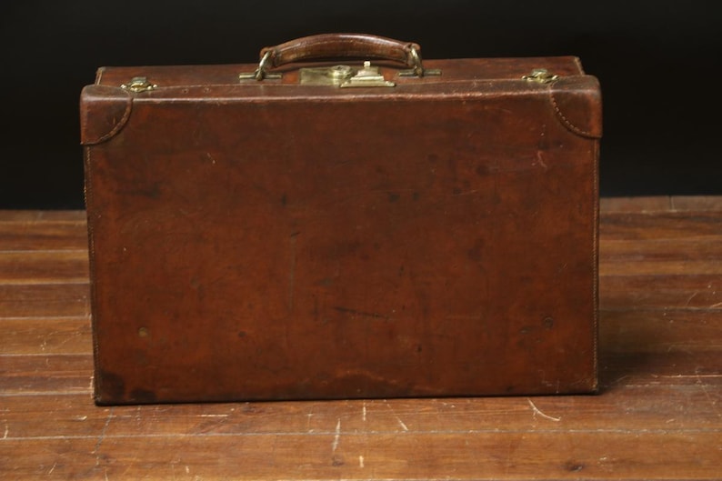 Goyard leather suitcase image 8