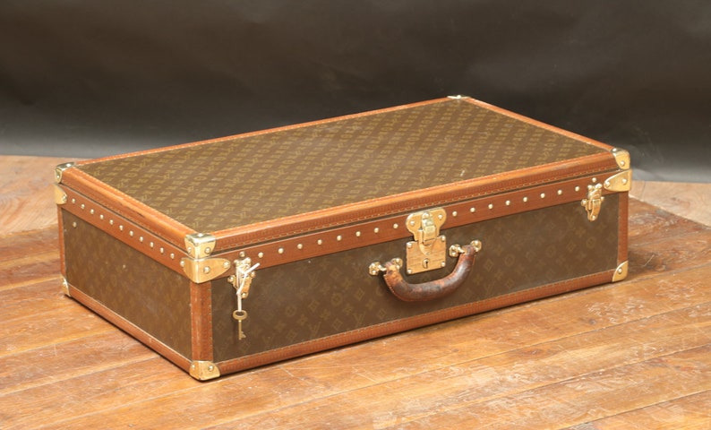 Louis Vuitton suitcase Alzer 80 monogrammed with its key image 2