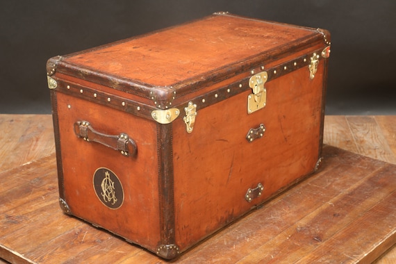 This Louis Vuitton steamer trunk is from the 1st series