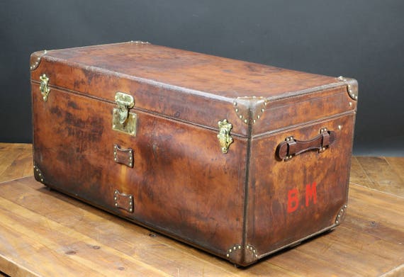 goyard vintage trunk