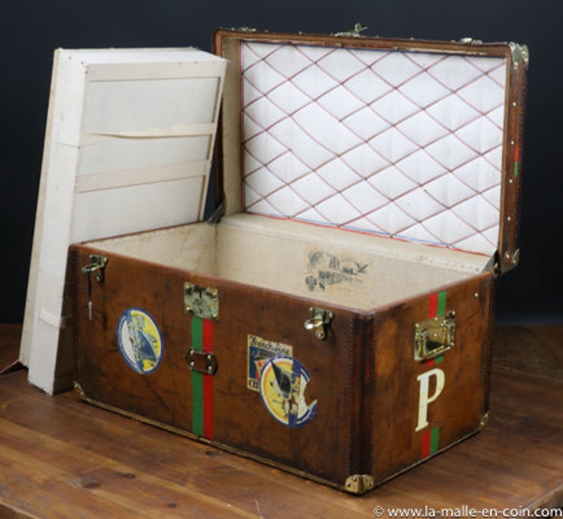 1893 Goyard Steamer Trunk Etsy