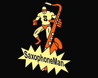 Saxophone organic cotton t-shirt