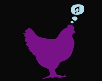 Chicken music organic cotton t-shirt