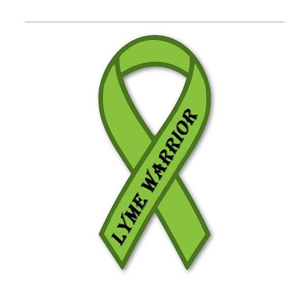 Magnet - Lyme Warrior Ribbon (3 personalized styles and plain)