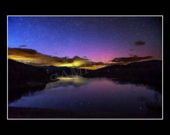 Aurora Filled Clouds ~ Wrightsville Dam Vermont ~ 4/15/2025 ~ Matted Prints