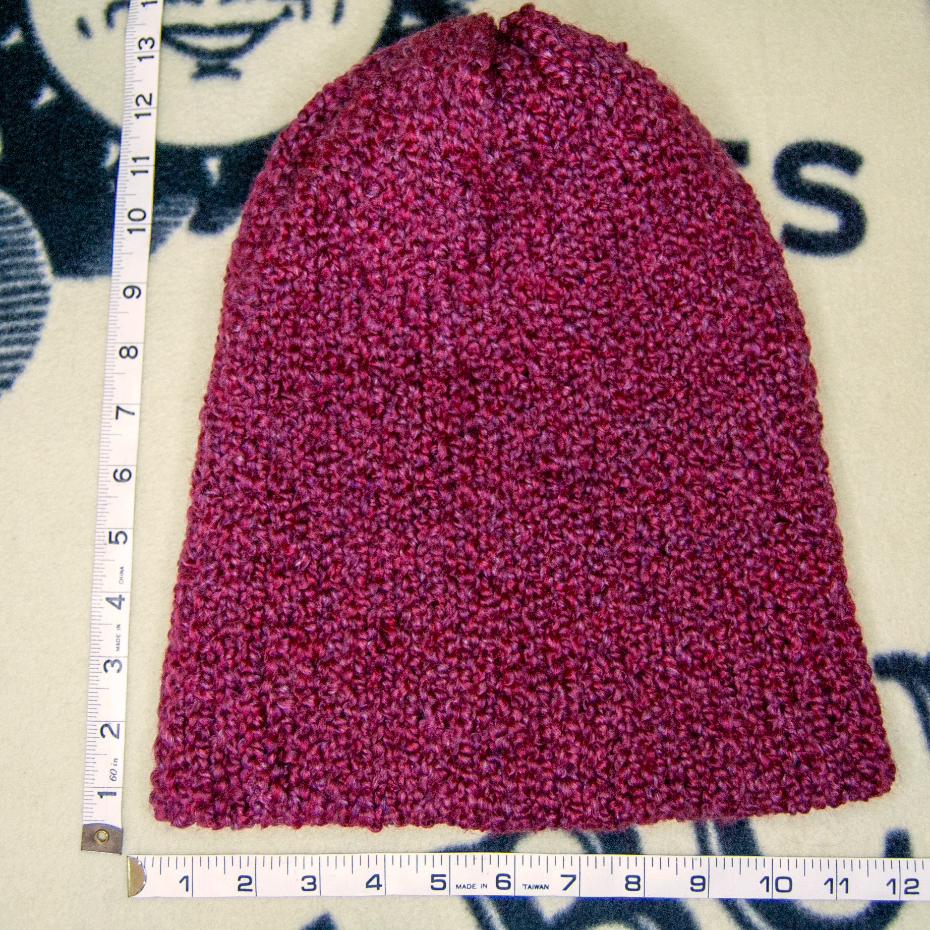 Handmade New Slouchy Snoody‎ WE YARN in Burgundy Knit Beanie - S/M 11cfcd35-fca1-4d79-982d-  main image 3