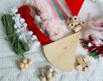 Watermelon Wood Bead Tassel Garland Craft Kit | Craft Kit ONLY | Not a Finished Product