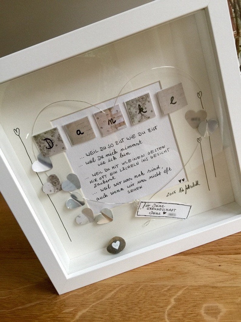 Bild Danke für die Freundschaft | Etsy
