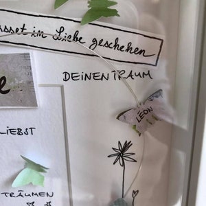 Bild " Lebe DEIN Leben" zur Konfirmation Etsy.de