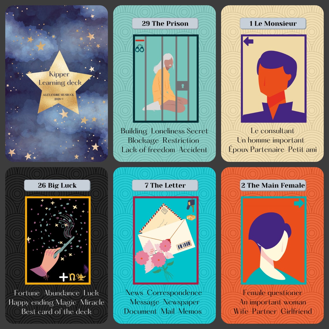 Kipper Learning deck by Alexandre Musruck Etsy