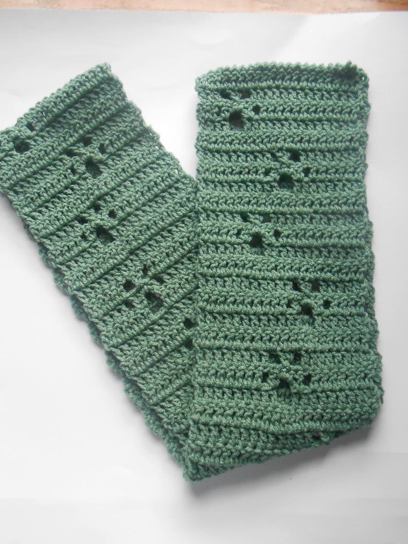 Crochet Meandering Paw Prints Crochet Scarf Cat Paw Prints Etsy