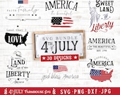 Patriotic SVG - fourth of july svg - 4th of July SVG Bundle - 4th of July svg - Independence day svg - Cricut - America Svg