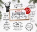 Christmas SVG Bundle - Farmhouse Christmas SVG - Farmhouse Christmas - Farmhouse Sign Svg - Christmas for cricut - Winter Svg 