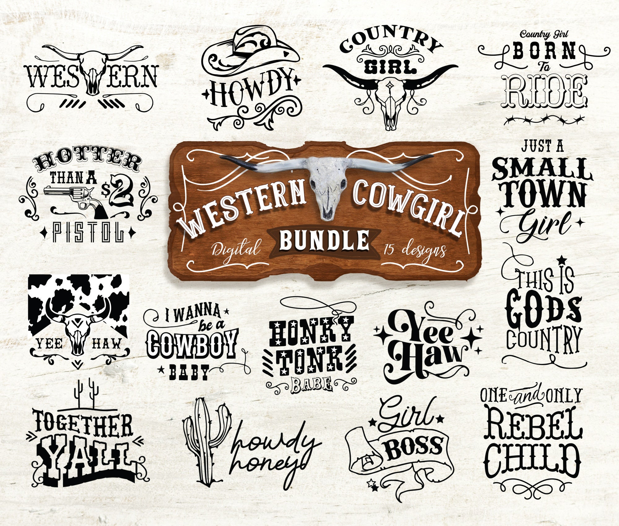 cowgirl-svg-bundle-western-svg-southern-svg-country-svg-howdy-svg-wild-west-boho-svg-cricut-silhouette-svg-dxf-png-etsy for Free Printable Cowboy Signs And Sayings Cowgirl Svg Bundle - Western Svg - Southern SVG - Country SVG - Howdy Svg - Wild West - Boho Svg - Cricut Silhouette Svg Dxf Png - Etsy for Free Printable Cowboy Signs And Sayings