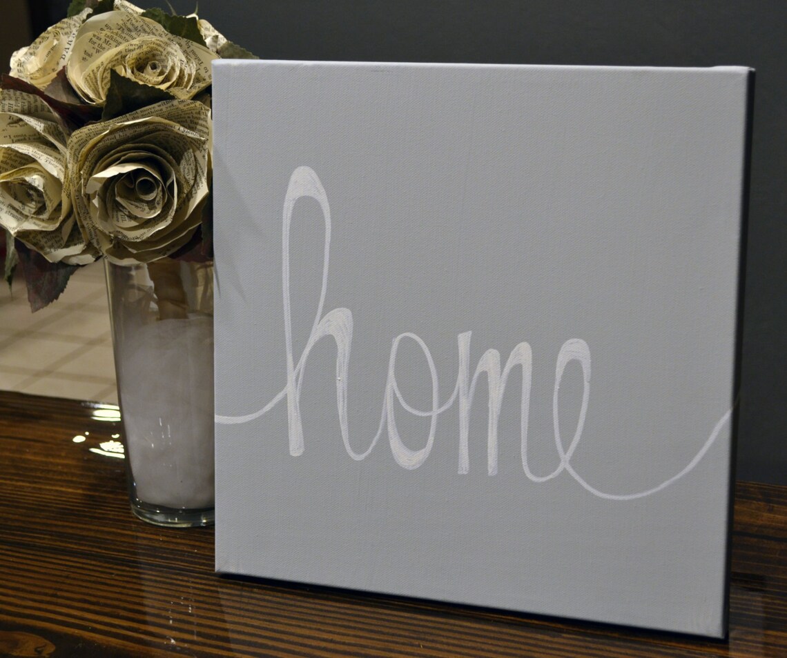 Home Sweet Home Canvas Wall Art Paintings Three Piece Value Etsy