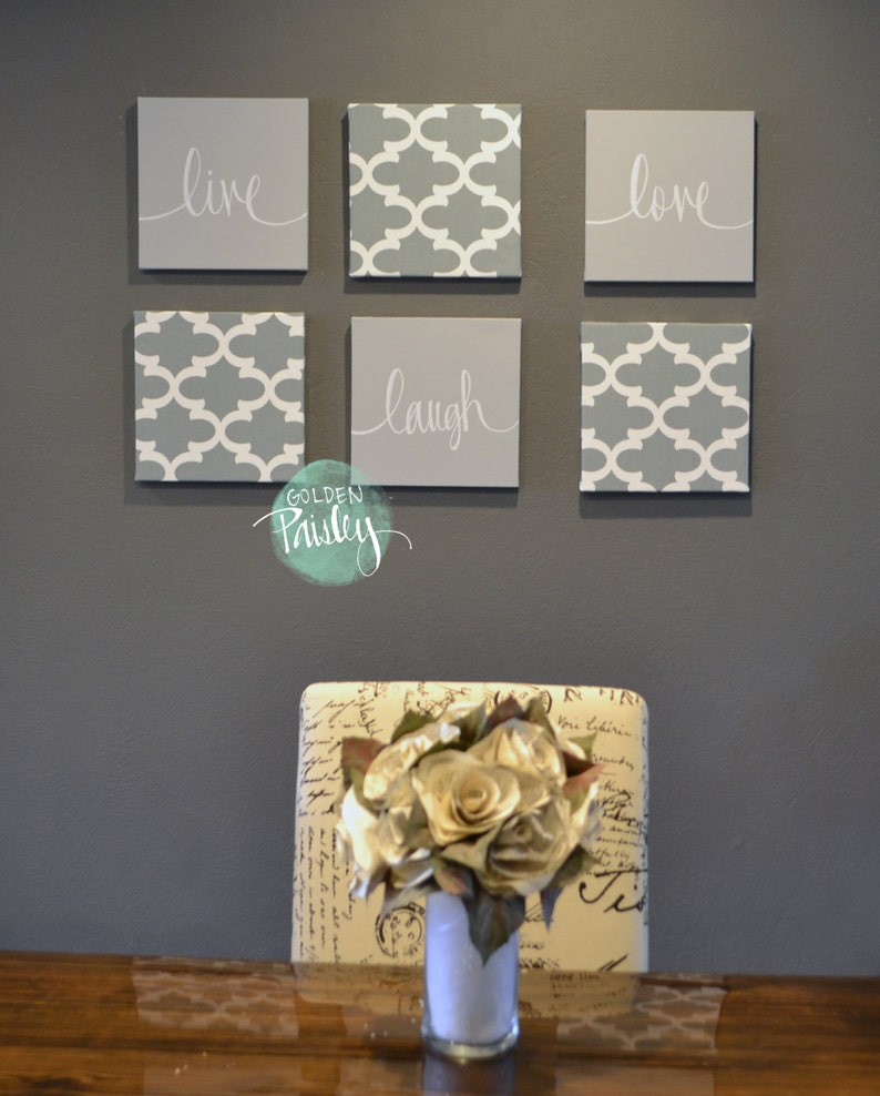 Gray Dining Room Wall Art Signs Eat Drink Be Merry Farmhouse Etsy