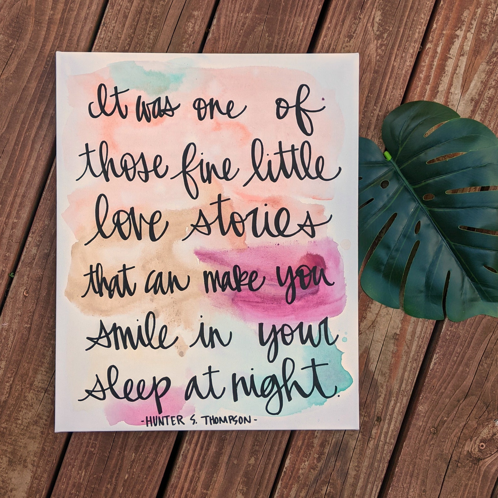 Custom Quote Wall Art Sign Custom Hand Lettered Quote Wall Etsy