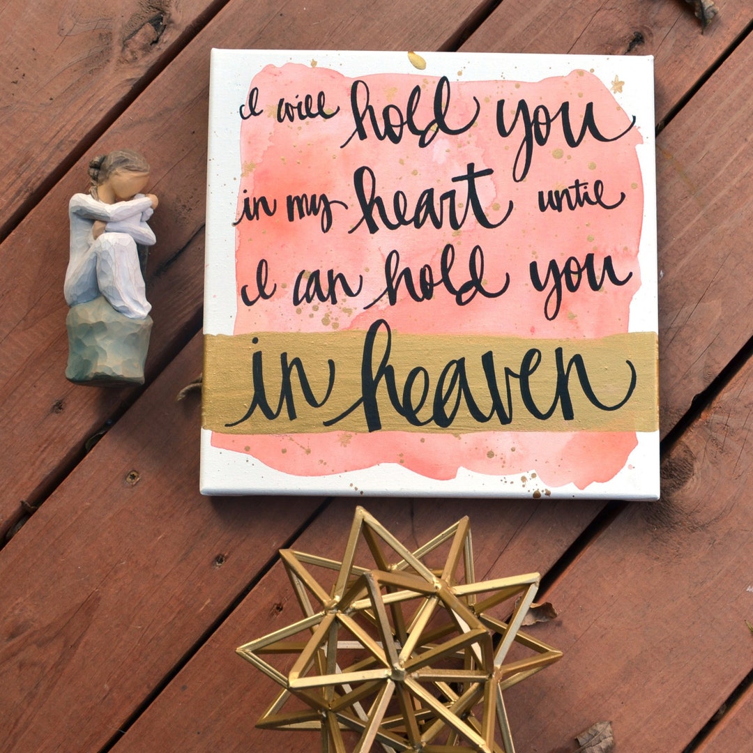 Stillbirth Sign Miscarriage Stillbirth and Infant Loss Remembrance Gift Canvas Wall Art ...