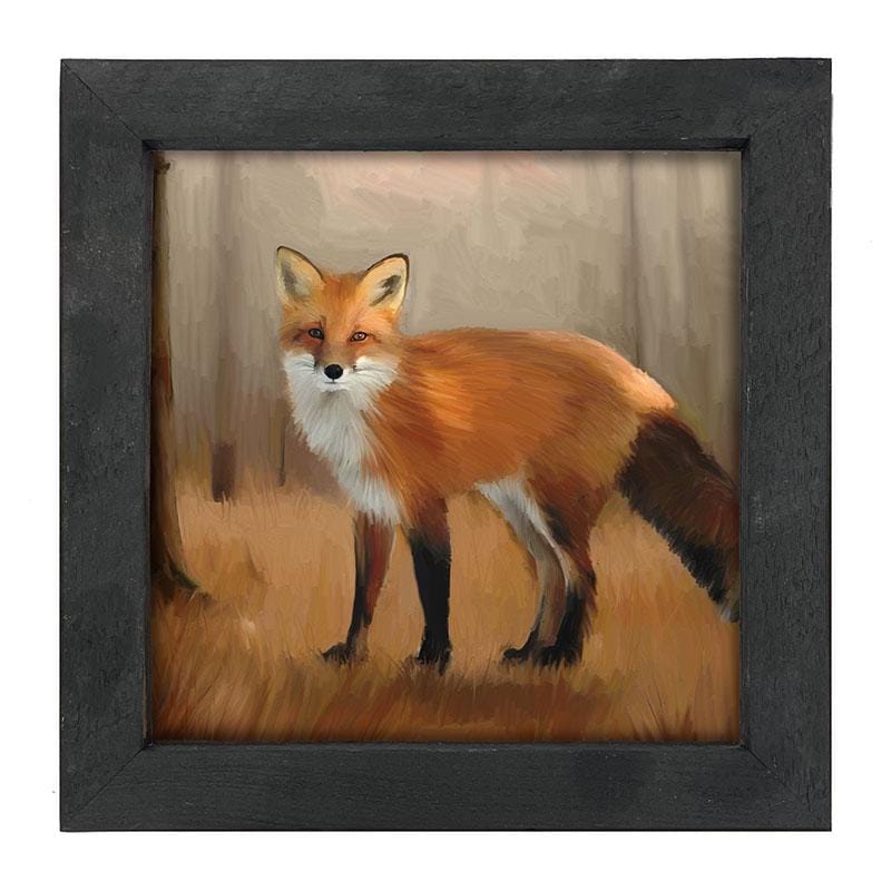 Standing Fox - [framed Print] Perfect Woodland Animal Lovers