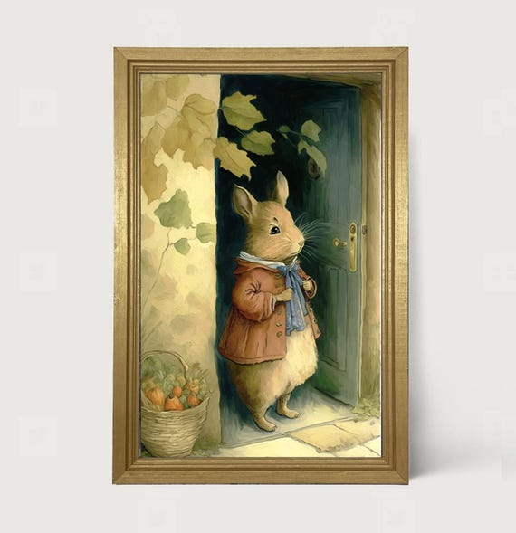 Milton: [Framed Print] Mouse painting | Woodland critters | Small animal art