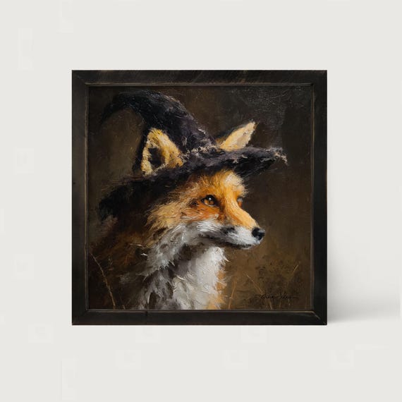 Witch Hat Fox: [framed Print] Capture the Mystique of a Woodland