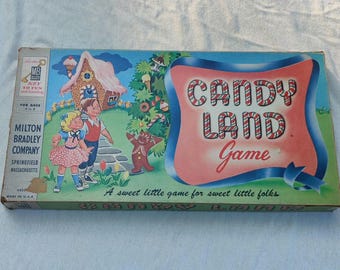 Vintage 1978 Milton Bradley Candy Land Board Game Nostalgia Kids