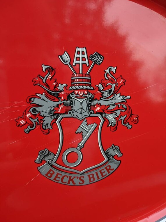 Beck's Bier Oval Coat of Metal 1960s - Etsy España