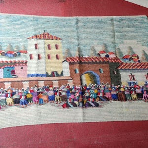 Vintage Peruvian Tapestry - Etsy