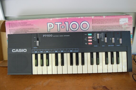 Casio Keyboard Synthesizer PT-100 Tested Working With Adaptor - Etsy