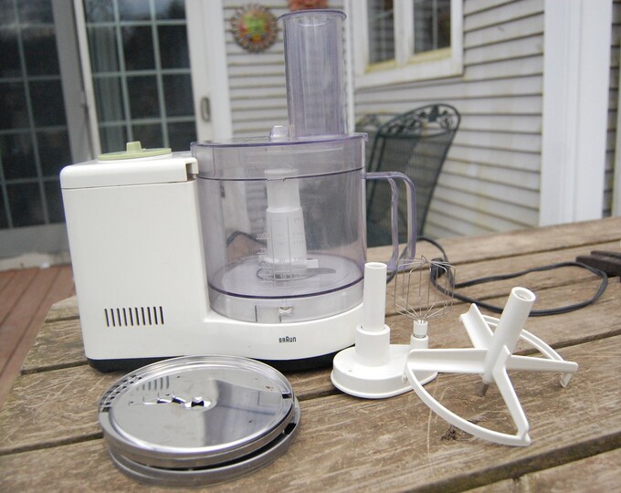 Braun 4259 Food Processor and Accessories Made in Germany Braun 1980s