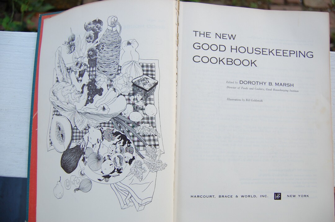 The New Good Housekeeping Cookbook 1963 First Edition, Midcentury