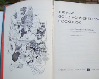 The New Good Housekeeping Cookbook 1963 First Edition, Midcentury Classic Cookbook, Farmhouse Kitchen Cookbook, Classic Recipes Cooking