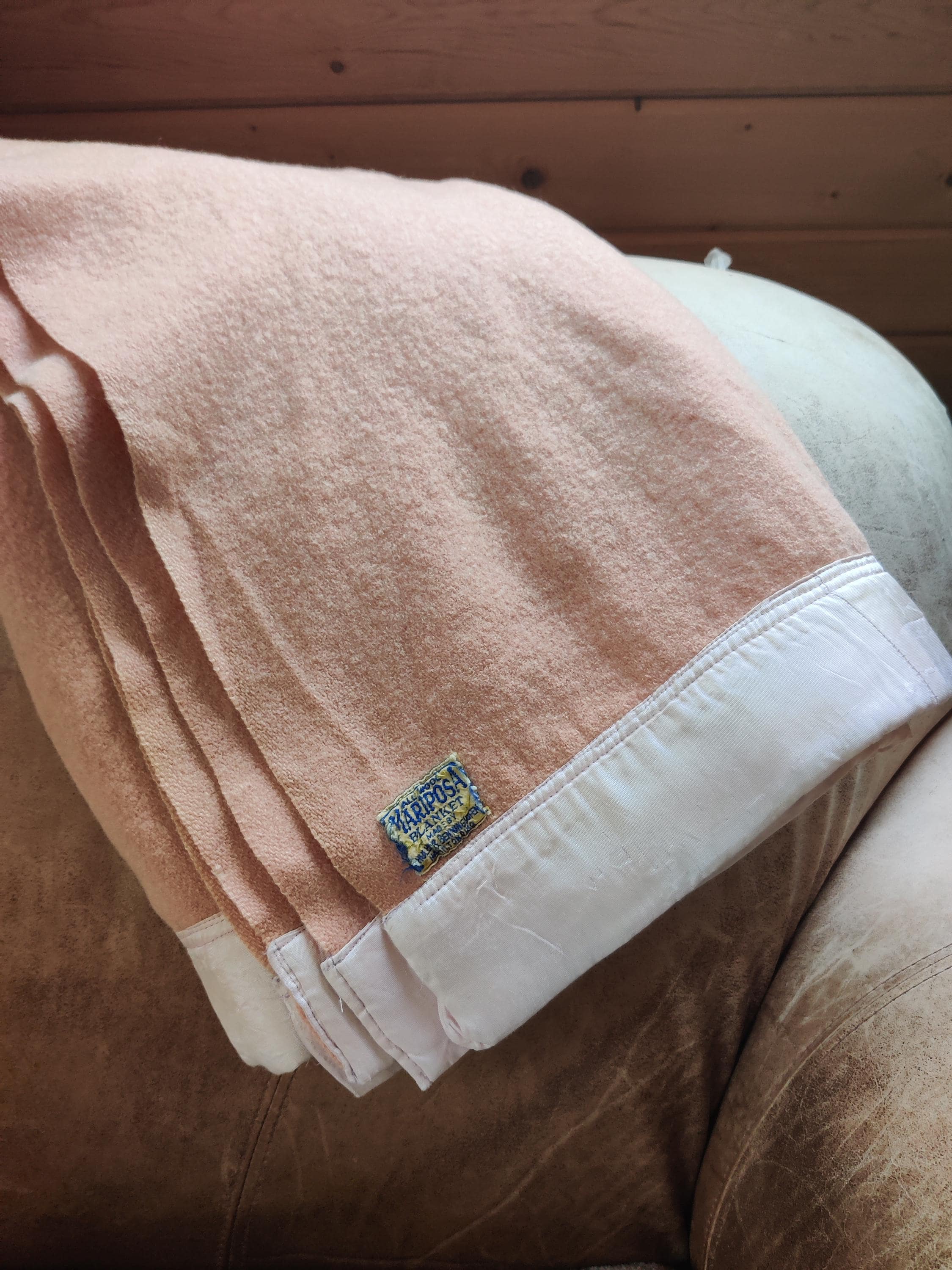 ヴィンテージ 50's U.S.M.D Wool Blanket 医療関連施設用 ヴィンテージ 50's U.S.M.D Wool Blanket 医療関連施設用