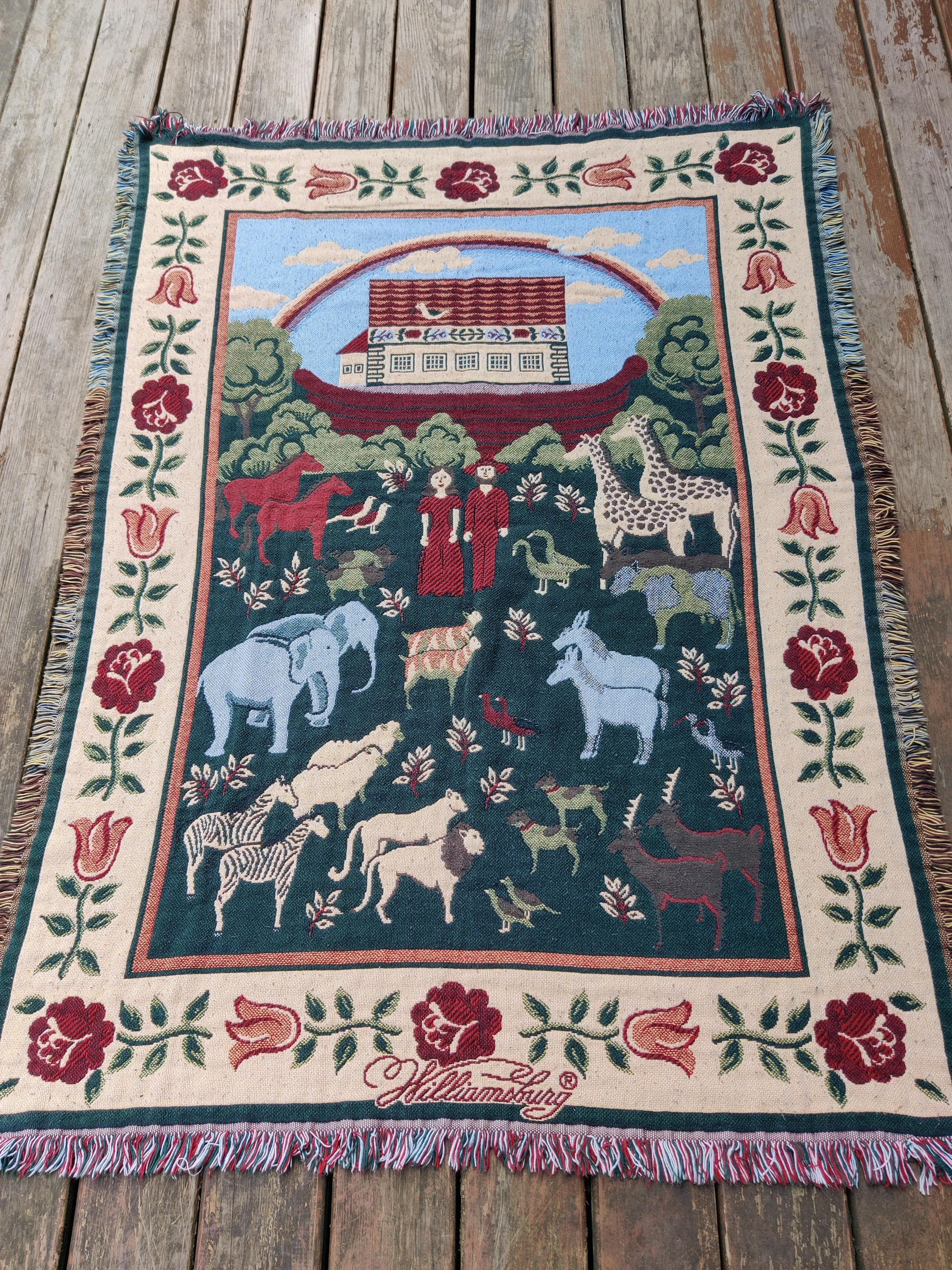 Goodwin Weavers vintage ブランケット ラグ USA製 s-l400.jpg