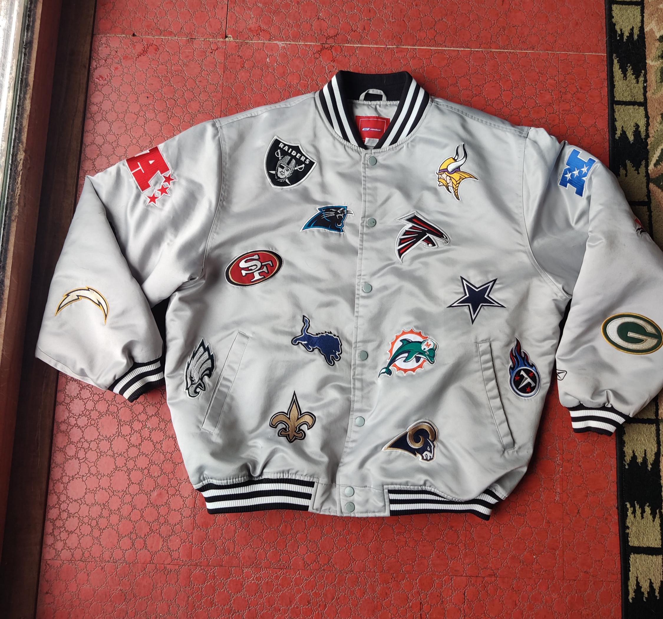 Reebok Nfl Jackets - Etsy