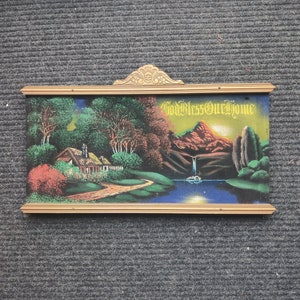 70's Velvet Painting - Etsy