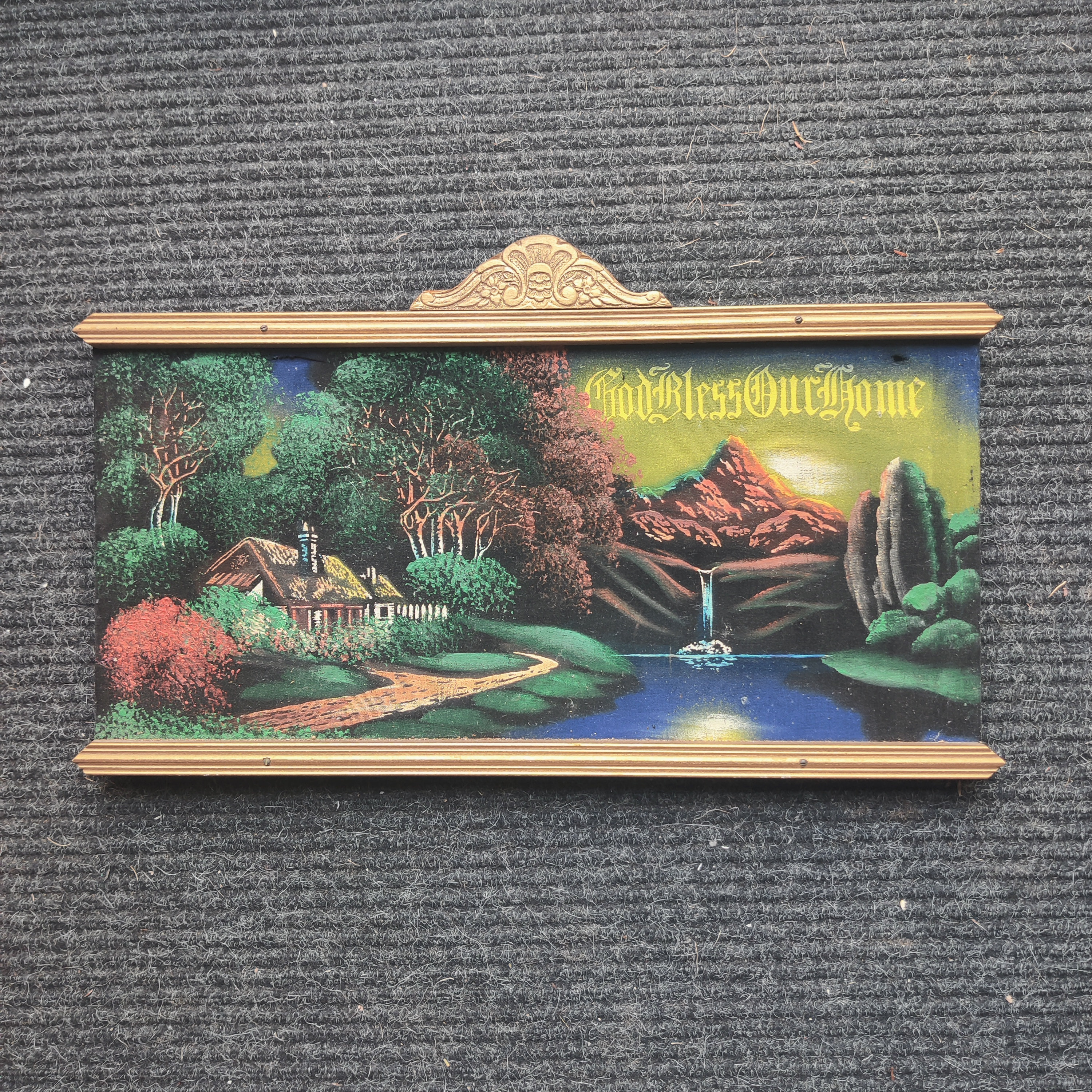 70s Velvet Painting - Etsy