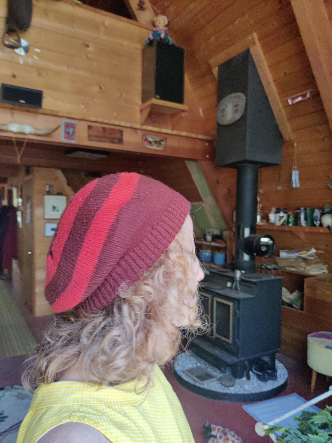 Vintage Betmar NY Knit Winter Beret Hat Stripes Fall Colors One Size ...