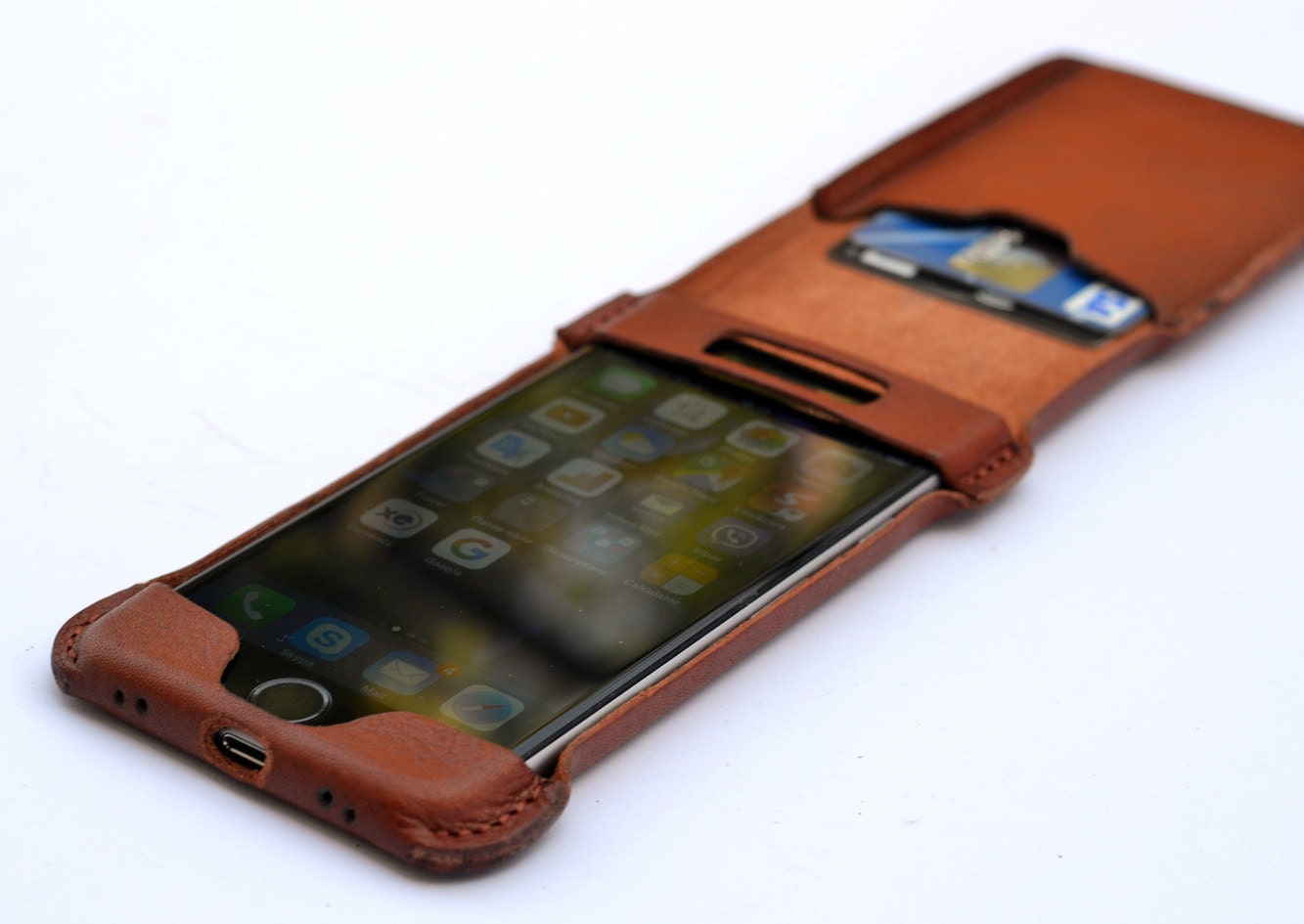 IPhone 7 Case & Card Holder Etsy