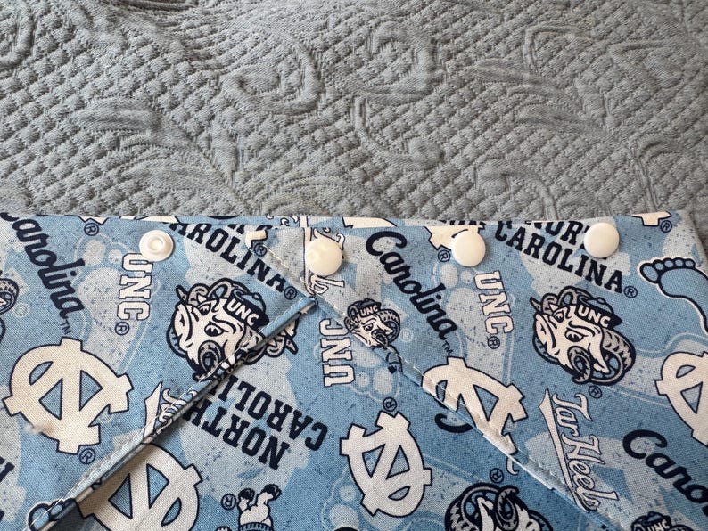 North Carolina Tarheels Dog Bandana, UNC image 4