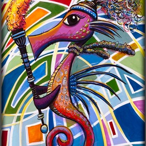 Fire, Ice, Rhythm, and Grace Reproduction by Artist John Donato 8 x 10 gift