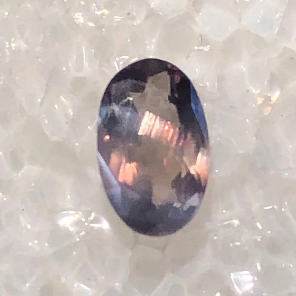 6,9 x 4,3 mm .75ct Natürliche Alexandrit-Oval-Tolle Farben-