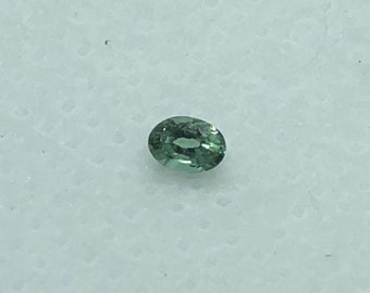 3.5 x 2.5mm .12ct Natural Alexandrite Oval-India-Green to Purple